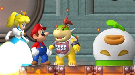 New Super Mario Bros Wii Chaos World 2 Player Walkthrough 08