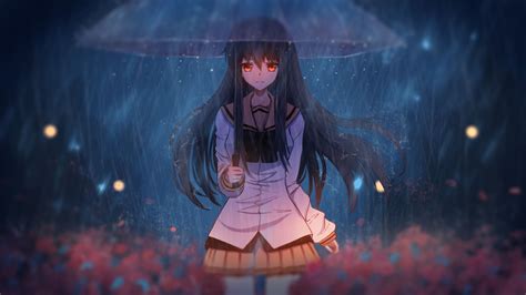Rain Anime Girl 4k Wallpapers Top Free Rain Anime Girl 4k Backgrounds