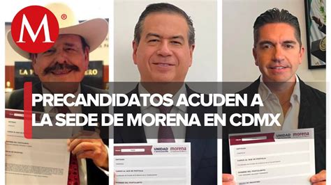 Acuden A Sede De Morena Precandidatos A Gobierno De Coahuila Youtube