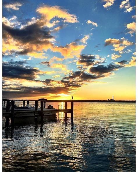 Sunset Views On The Bay In Ocnj ⠀ Sirkussart ⠀ Tag Your Ocean City