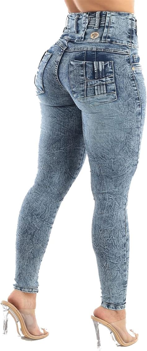 Buy Moda Xpress Super High Waisted Butt Lifting Jeans For Women Levanta Cola Skinny Jeans