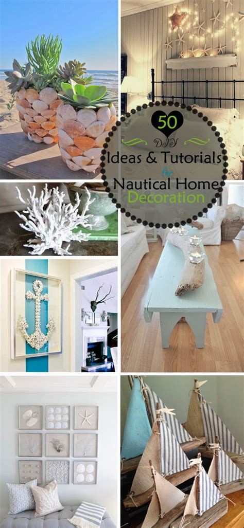 Diy Ideas And Tutorials For Nautical Home Decoration Noted List