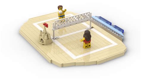 Lego Ideas Do You Want To Go To The Seaside Beach Volleyball