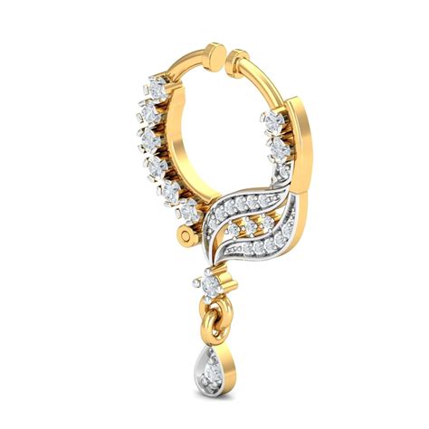 Traditional Diamond Spring Nath Nose Ring Jewelry Gold Jewellery Design Necklaces Diamond