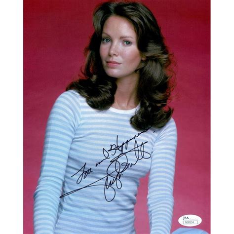 Jaclyn Smith Signed Charlies Angels 8x10 Photo Inscribed With Love Jsa Coa Pristine Auction