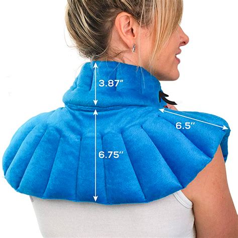 Microwavable Moist Heating Pad For Neck And Shoulder Weighted Neck And Shoulder Wrap With