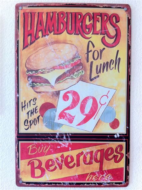 Vintage Signs Of Burgers And Resturaunt Foods Post A Comment Or Leave A