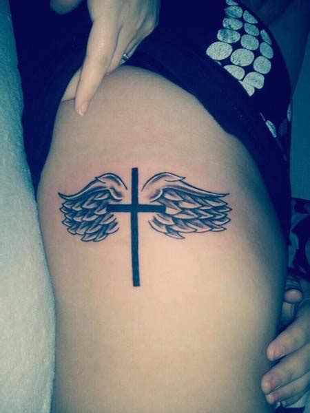 Angel wing tattoos have graced bodies with their symbolism for many decades. 27 Cross Tattoos Designs Ideas for Women Acc To Latest ...