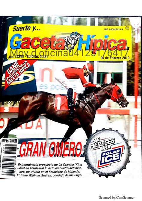 Guardarguardar gaceta hipica sabado lider en pronosticos para más tarde. Descargar Gaceta Hipica Pdf + My PDF Collection 2021