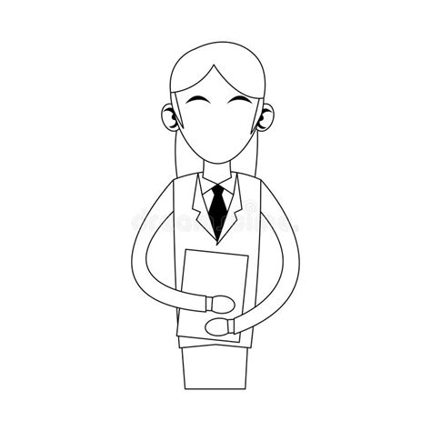 Faceless Business Woman Icon Image Stock Vector Illustration Of People Adult 86992767