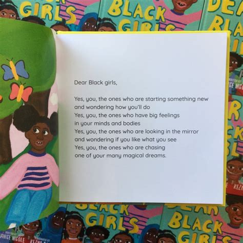 Dear Black Girls By Shanice Nicole And Kezna Dalz Librairie Drawn