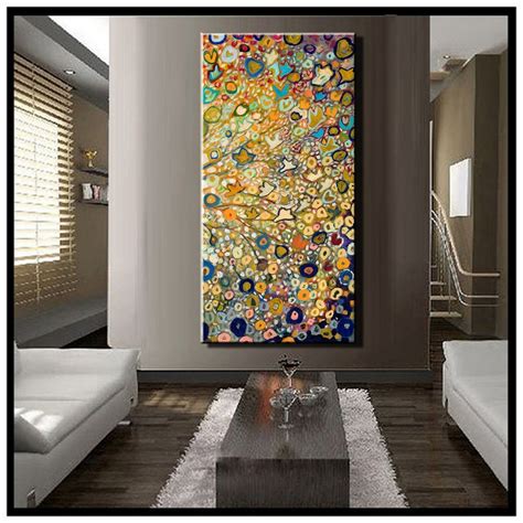 Tall Vertical Abstract Wall Art Artqf