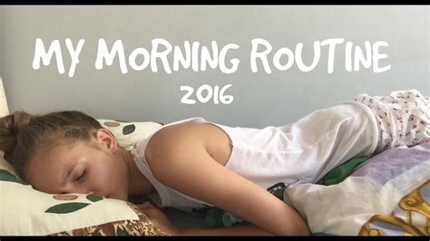 My Morning Routine 2016 МОЁ УТРО 2016 Youtube