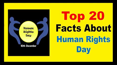 Human Rights Day Facts Youtube