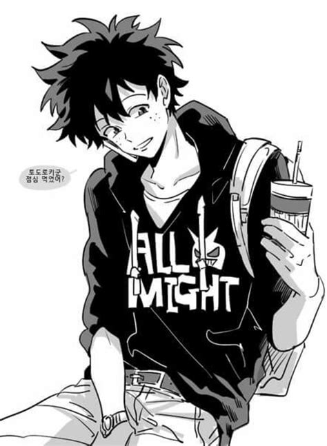 For example, in this tweet, deku is replaced with black. Deku pics - actually for dragonmuffin