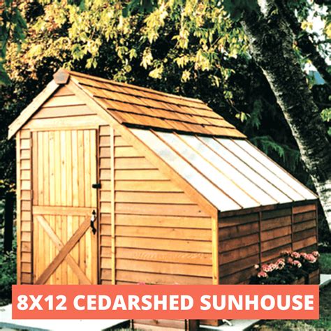 Cedar Greenhouse Kit Cedarshed Sunhouse — Homestead Supplier