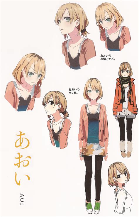Images Of Character Anime Girl Reference Sheet