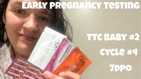 7dpo Super Early Pregnancy Testing Youtube