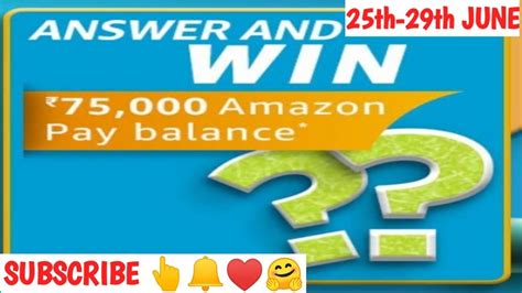 Amazon Funzone Answers And Win Quiz Answers Today Win 75000 Amazon
