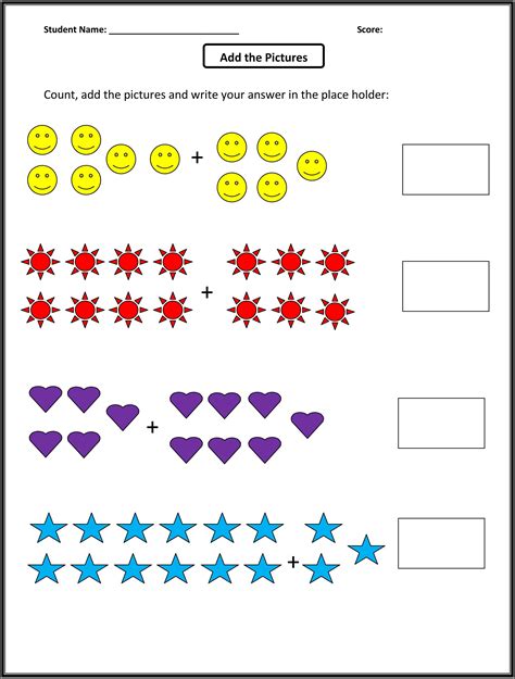 Printable 1st Grade Math Worksheets