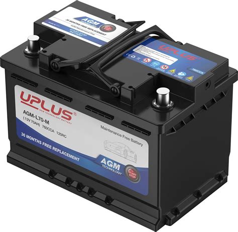 Uplus Bci Group 48 Agm Start Stop Battery Agm L70 M Maintenance Free