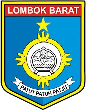 Logo Lambang Kabupaten Lombok Barat Latar Background Putih Transparent PNG Alif MH