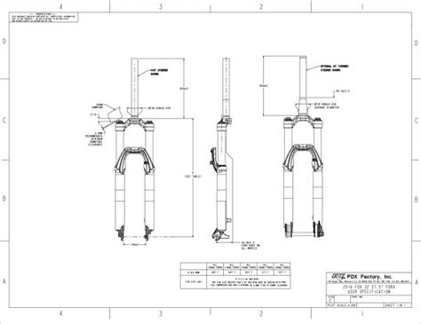 Fork 2016 32mm User Specification Drawings Bike Help Center Fox