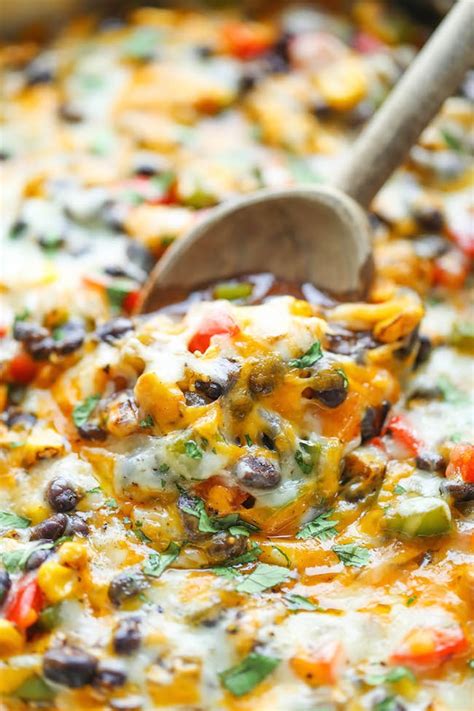 Easy to make, casseroles rarely require fancy ingredients and are perfect for making ahead. Cheesy Mexican Bean and Vegetable Casserole | Vegetarian ...