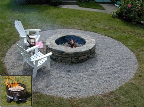 Portable Fire Pit Ideas Backyard And Large Metal Fire Pit