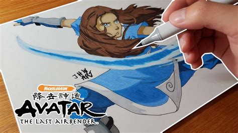 Drawing Katara From Avatar The Last Airbender Youtube