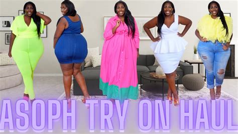Huuuge Spring Asoph Plus Size Try On Haul 2x Prettynici Youtube