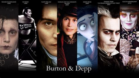 Johnny Depp In Tim Burtons Movies