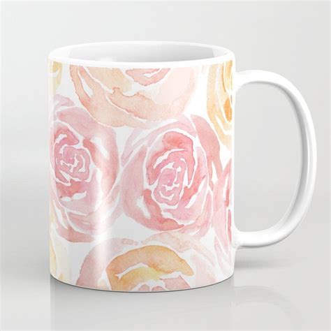 Pink Roses Coffee Mug Mugs Pink Roses Coffee Mugs