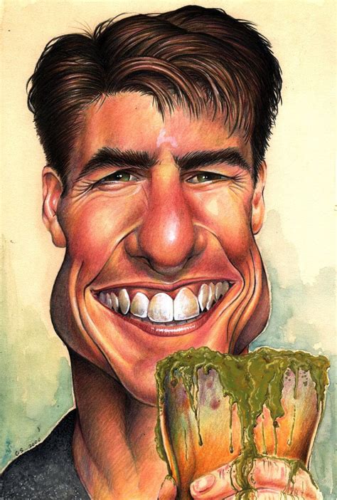 Tom Cruise Caricature By Rodgerhodger On Deviantart Funny Caricatures