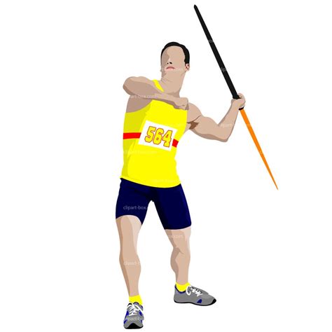 The javelin thrower gains momentum by running within a predetermined area. Javelin throw clipart - Clipground