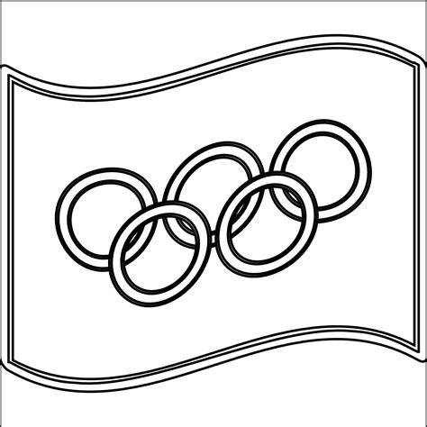 Winter Olympics Flags Coloring Pages Free Coloring Home
