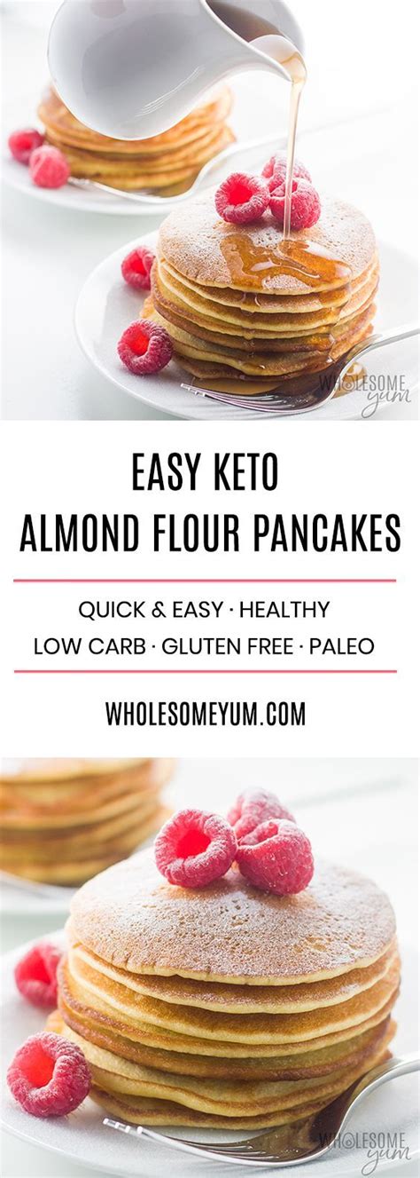 Keto Almond Flour Pancakes Recipe