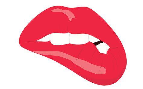 Lip Bite Png Png Image Collection