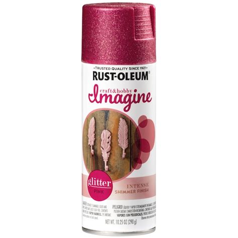 Rust Oleum Imagine 4 Pack Gloss Pink Glitter Spray Paint Net Wt 1025