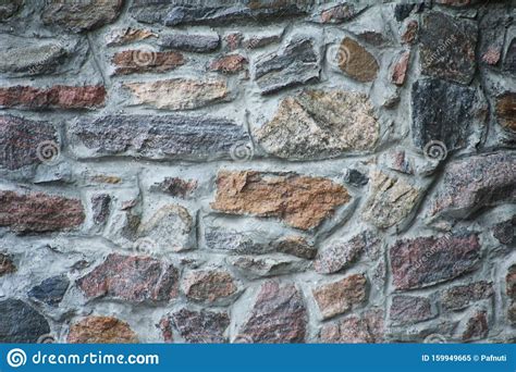 The Texture Of The Stone Old Castle Wall Background Stone Wall As A