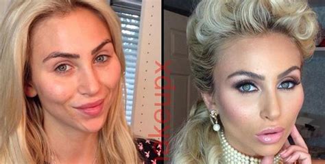 these photographs of pornstars before and after makeup show they are normal people just like us
