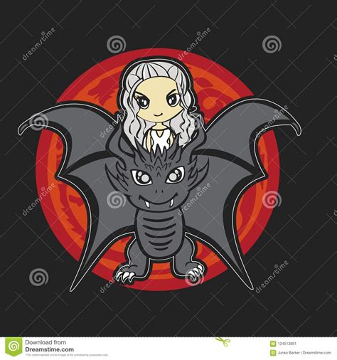 Последние твиты от daenerys targaryen (@daenerys). Cartoon, Kawaii Vector Illustration Of Daenerys Targaryen ...