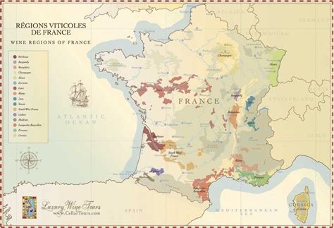 France Wine Map Explore The Major French Wine Regions Cellartours