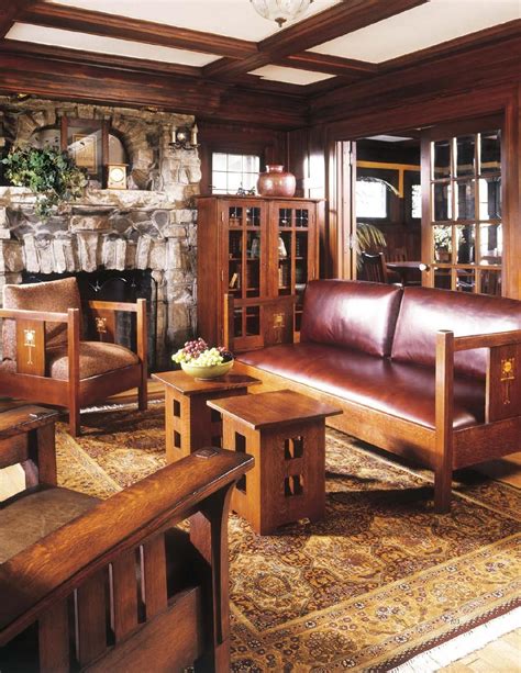 I would say both are classics! Stickley Mission Oak & Cherry Collection | Craftsman style ...