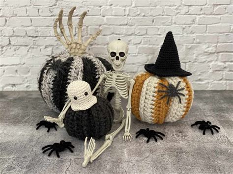 Spooky Halloween Pumpkin Decoration Free Crochet Pattern