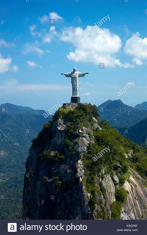 Christ The Redeemer Statue Atop Corcovado Rio De Janeiro