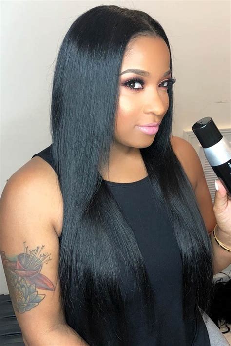 Hairstyles For Black Women With Straight Weave