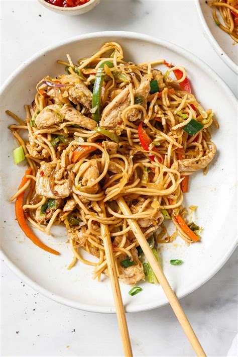 Hakka Noodles Desi Chow Mein Recipe Chow Mein Cooking Recipes