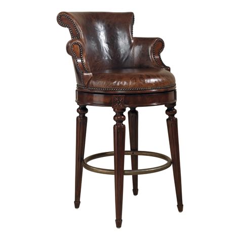 Leather Bar Stools With Backs Foter