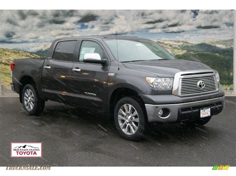 Core information regarding 2012 toyota tundra from brian mondragon at 210 n. 2012 Toyota Tundra Platinum CrewMax 4x4 in Magnetic Gray ...